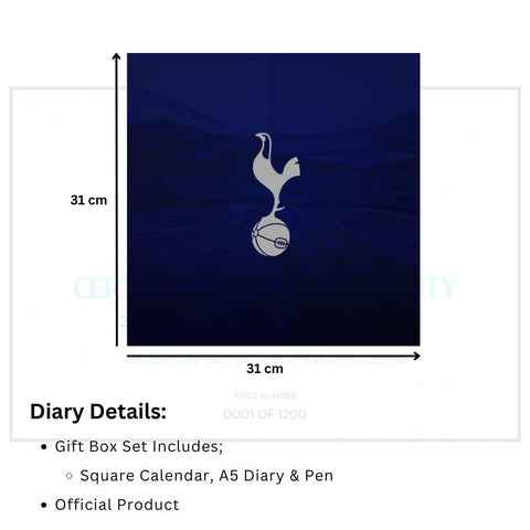 Tottenham Hotspur FC Calendar & Diary Musical Gift Box 2026