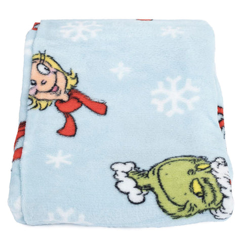 The Grinch Fleece Christmas Blanket - Sleek Choice UK