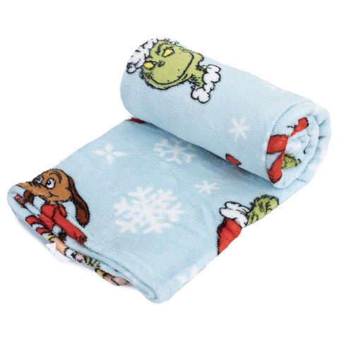 The Grinch Fleece Christmas Blanket - Sleek Choice UK