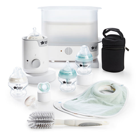 Tommee Tippee Feeding Set with Steam Steriliser, Bottles & Warmers - Sleek Choice UK