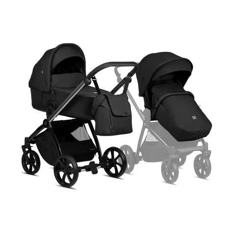 Tutis Mio Plus Thermo Black Edition 2 in 1 Stroller - Sleek Choice