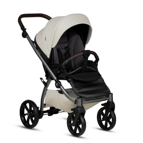 Tutis UNO5+ Leather Black Sesame 168 2 in 1 Stroller - Sleek Choice UK