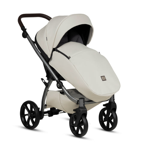 Tutis UNO5+ Leather Black Sesame 168 2 in 1 Stroller - Sleek Choice UK