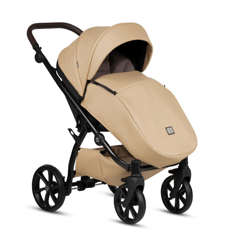 Tutis UNO5+ Leather Caramel 167 2 in 1 Stroller - Sleek Choice UK