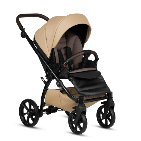 Tutis UNO5+ Leather Caramel 167 2 in 1 Stroller - Sleek Choice UK