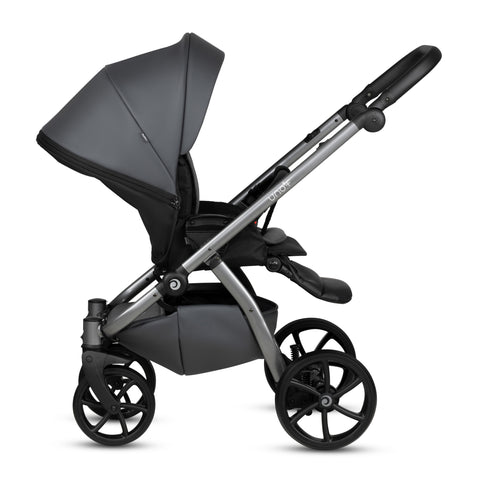 Tutis UNO5+ Leather Licorice 166 2 in 1 Stroller - Sleek Choice UK