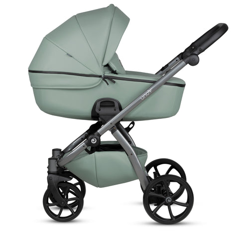 Tutis UNO5+ Leather Sage 039 2 in 1 Stroller - Sleek Choice UK