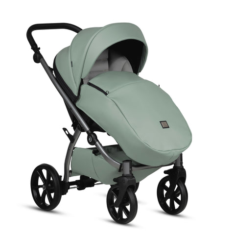 Tutis UNO5+ Leather Sage 039 2 in 1 Stroller - Sleek Choice UK
