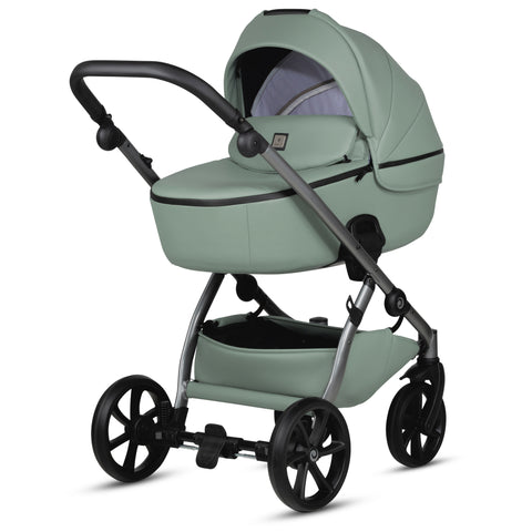 Tutis UNO5+ Leather Sage 039 2 in 1 Stroller - Sleek Choice UK