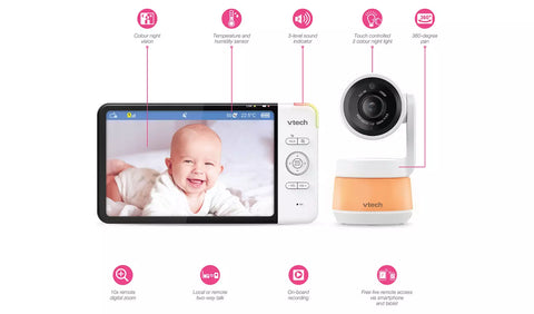 Vtech Smart Wifi Video Baby Monitor - Sleek Choice UK