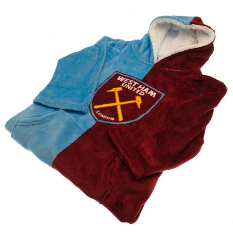 West Ham United FC Poncho Blanket Adults - Sleek Choice UK