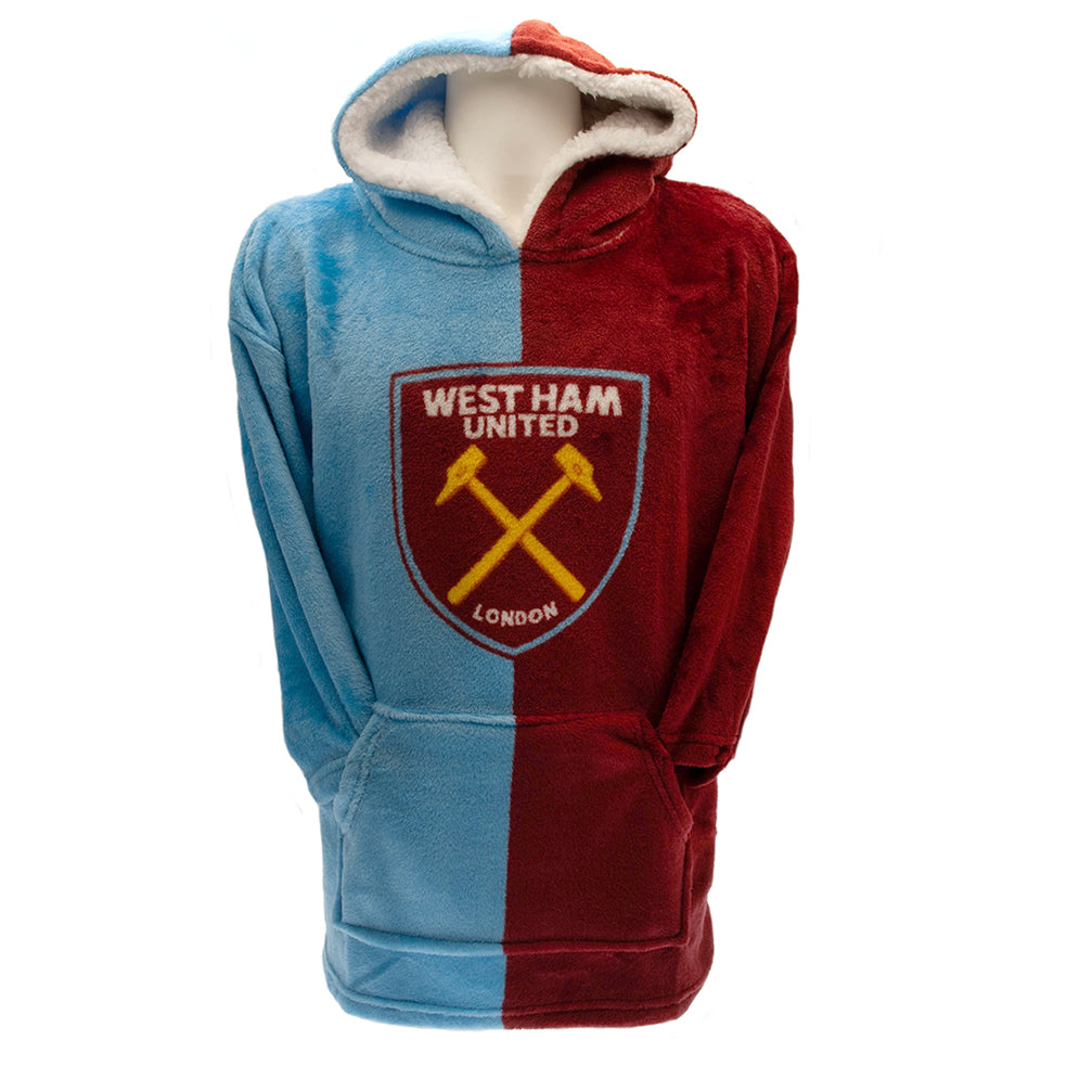 West Ham United FC Poncho Blanket Adults - Sleek Choice UK