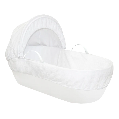 Shnuggle Classic Moses Basket White - Sleek Choice