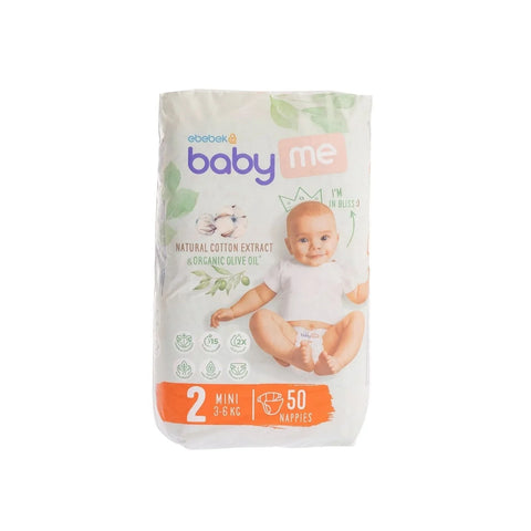 baby me mini Size 2 - 50 nappies