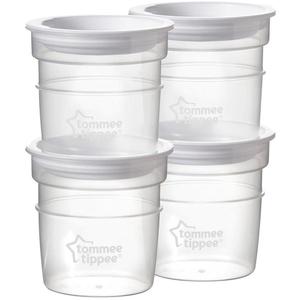 Tommee Tippee Closer To Nature Milk Storage Pots x 4