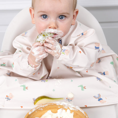 Bibadoo Coverall Weaning Bib George Pig