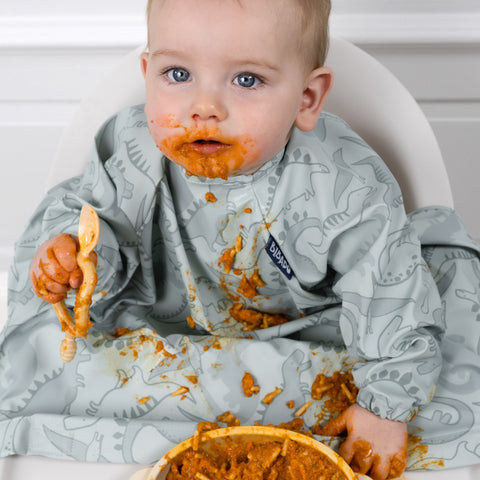 Bibado Coverall Weaning Bib Dino Roar