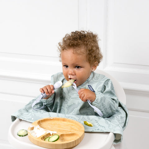 Bibado Coverall Weaning Bib Dino Roar