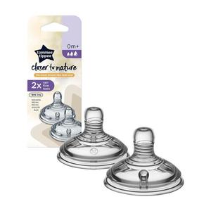 TOMMEE TIPPEE Closer to Nature Bottle Soft Silicone Teats - Vari Flow