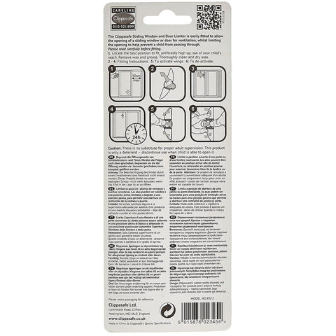 Clippasafe Sliding Door & Window Limiter - Sleek Choice UK