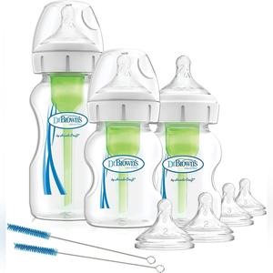 Dr. Brown's Options+ Anti Colic Baby Bottle Starter Kit