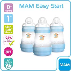 Mam Bottle Easy Start 160Ml 3 Pack Boy