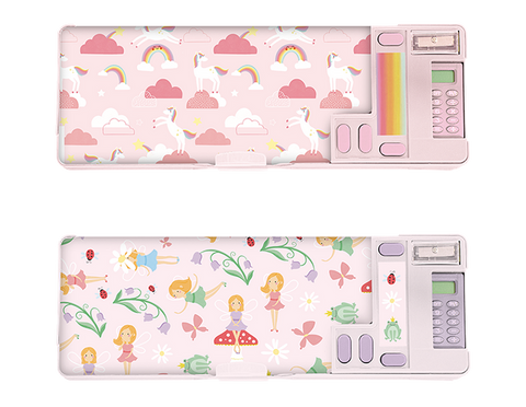 Assorted Girls Multifunctional Pencil Case – Stylish & Spacious Case