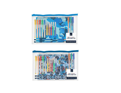 Boys Stationery Set (18 Piece) – Complete Writing Set for Boys