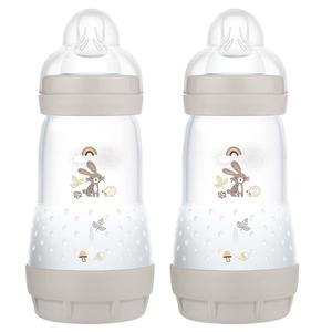 Mam Bottle Easy Start Colours Of Nature 260Ml 2 Pack Taupe