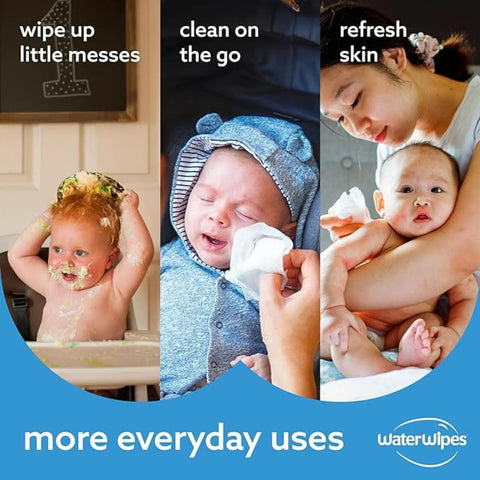 WaterWipes Sensitive Baby Wipes 6x60 pcs