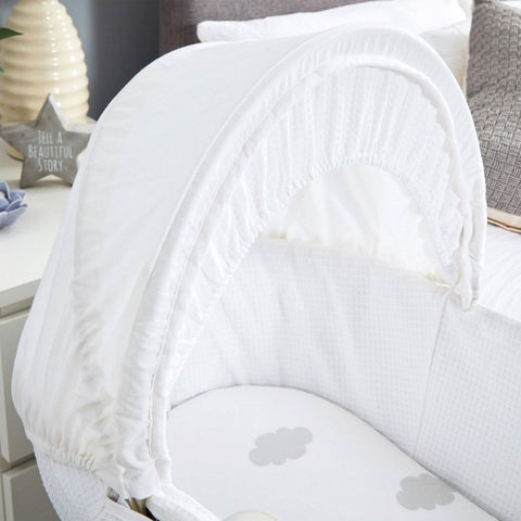 Shnuggle Classic Moses Basket Pebble Grey - Sleek Choice