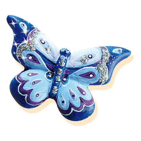 SES CREATIVE Children's Butterfly Glitter Casting and Painting Set