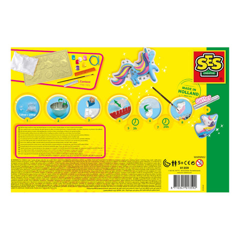 SES CREATIVE Children's Unicorns Casting and Painting Set