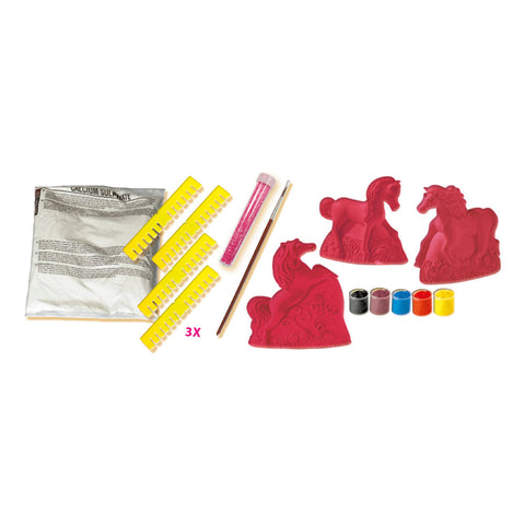 SES CREATIVE Kids Horses Casting and Painting Set