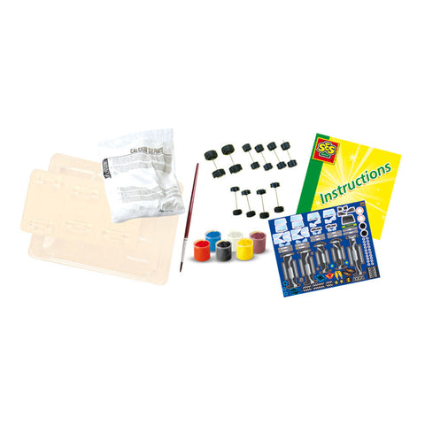 SES CREATIVE Kids Cars Casting & Painting Kit