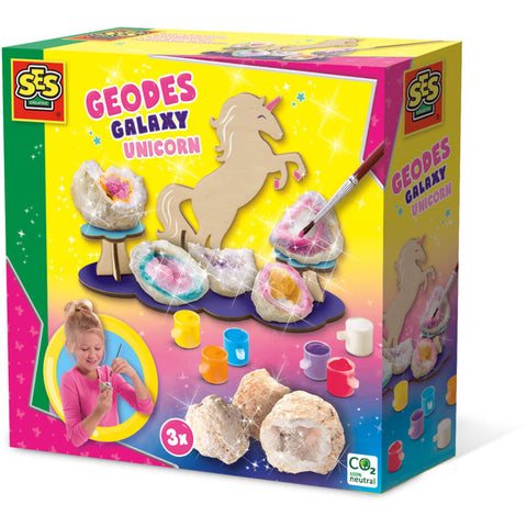 SES CREATIVE Unicorn Geodes Galaxy Craft Kit