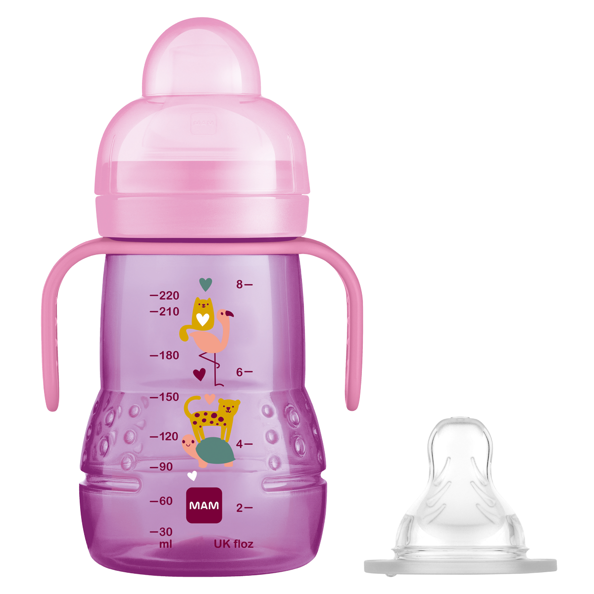 Trainer Drinking Bottle 2in1 4 Months - Sleek Choice