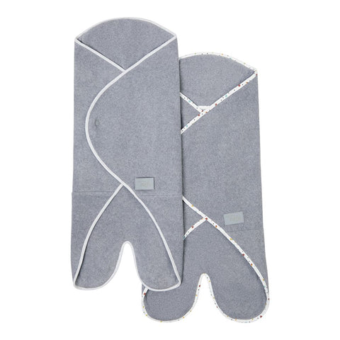 Purflo Cosy Wrap Travel Blanket Minimal - Grey