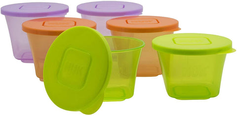 Nuk Baby Food Stackable Food Storage Container With Lids - Sleek Choice