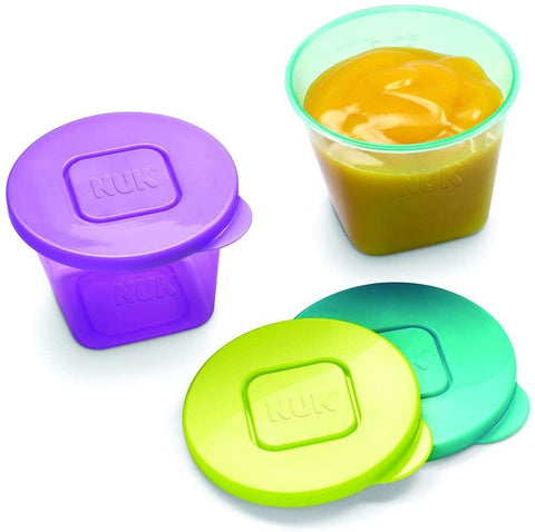 Nuk Baby Food Stackable Food Storage Container With Lids - Sleek Choice